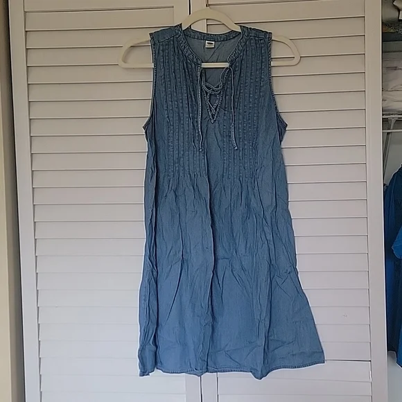 slim fit dress slacks Fate: Dedicated To You Light Wash Denim Dress – Shop the Mint main image 1